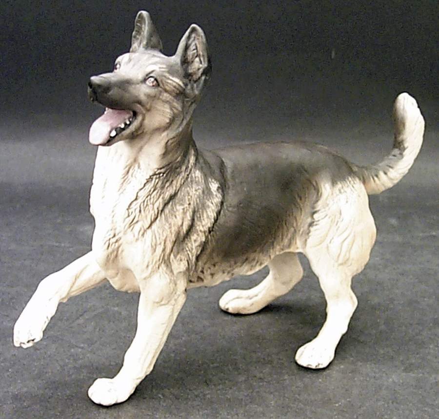 Beswick Figurine Alsatian Standing Right Front Paw Raised - Boxed by Beswick-1