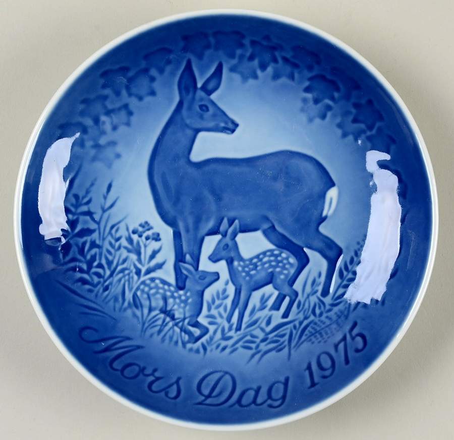 Mother's Day Plate Doe And Fawns - Boxed by Bing & Grondahl-1