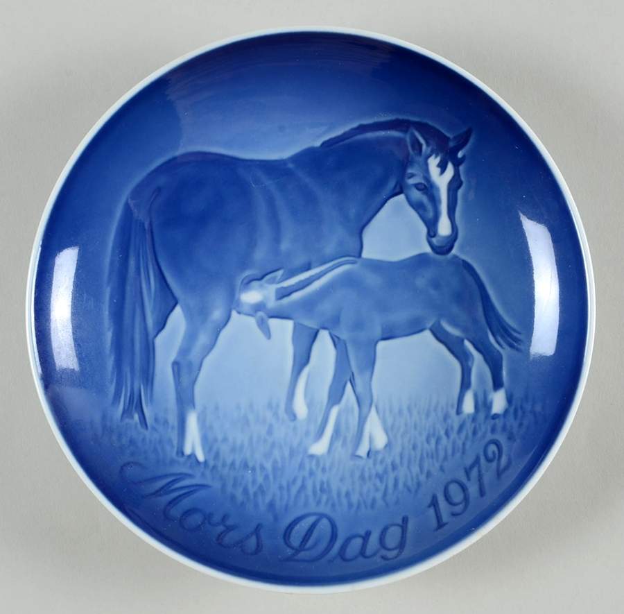 Mother's Day Plate Mare And Foal - Boxed by Bing & Grondahl-1