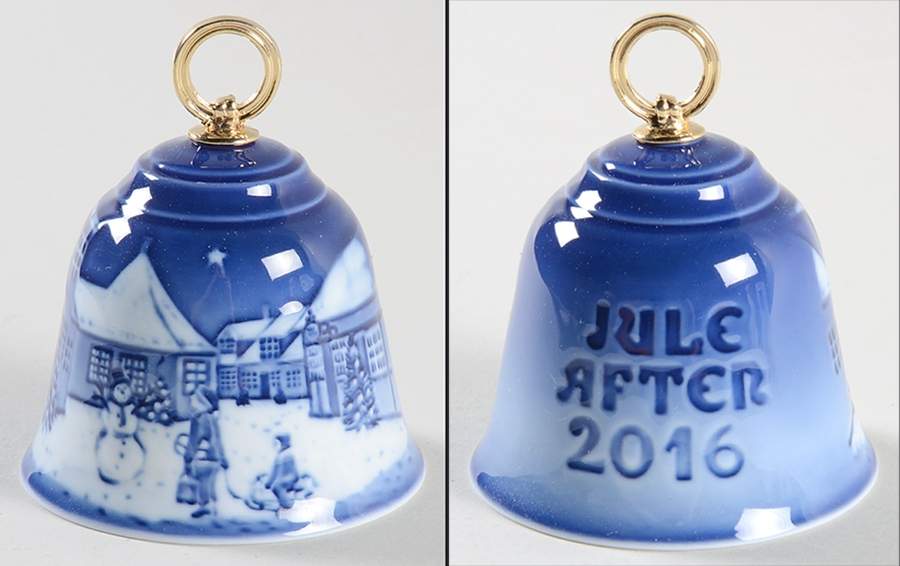 Christmas Bell-Bing & Grondahl Hans Christian Andersen's Childhood Home - Boxed by Bing & Grondahl-1