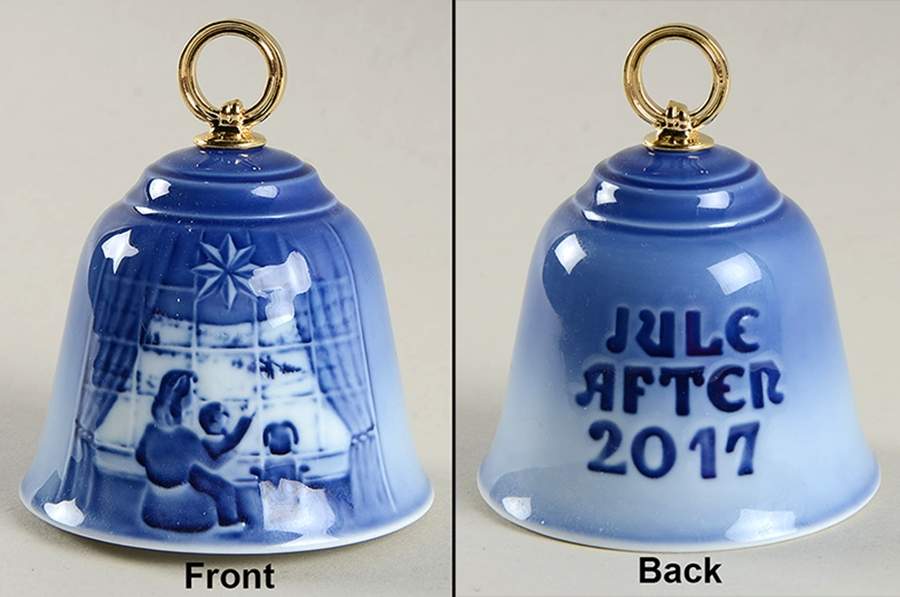 Christmas Bell-Bing & Grondahl Waiting For Father - Boxed by Bing & Grondahl-1