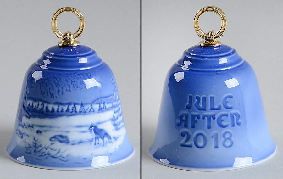 Christmas Bell-Bing & Grondahl Winter Scene - No Box by Bing & Grondahl-1