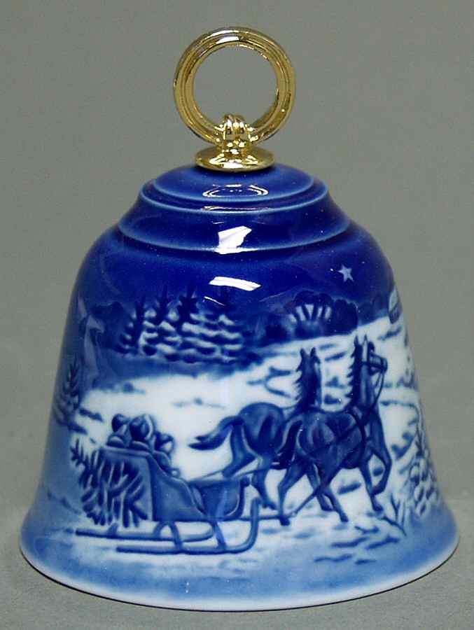 Christmas Bell-Bing & Grondahl Bringing Home The Christmas Tree - Boxed by Bing & Grondahl-1