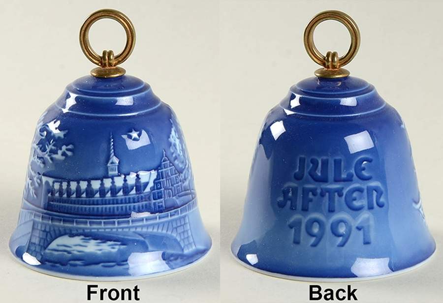 Christmas Bell-Bing & Grondahl Copenhagen Stock Exchange - Boxed by Bing & Grondahl-1