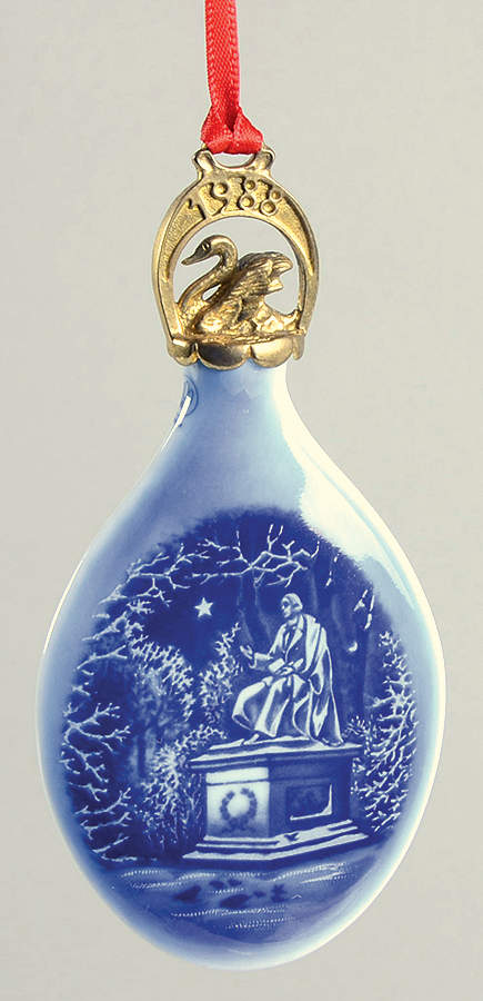 Christmas Drop Ornament In The Kings Garden - Boxed by Bing & Grondahl-1