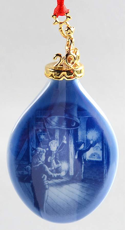 Christmas Drop Ornament Christmas At The Bell Tower - No Box by Bing & Grondahl-1