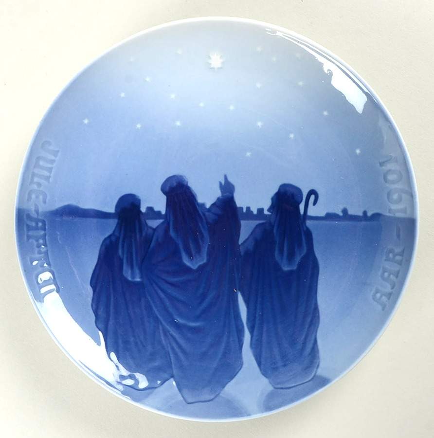 Annual Christmas Plate Three Wise Men From The East - No Box by Bing & Grondahl-1