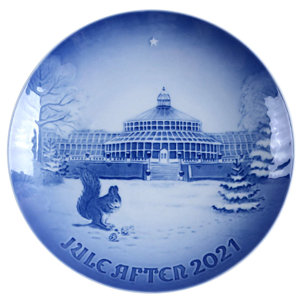 Annual Christmas Plate The Botanical Garden - Boxed by Bing & Grondahl-1