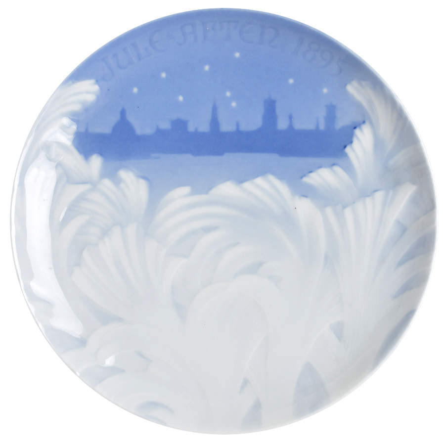 Annual Christmas Plate Behind The Frozen Window - No Box by Bing & Grondahl-1