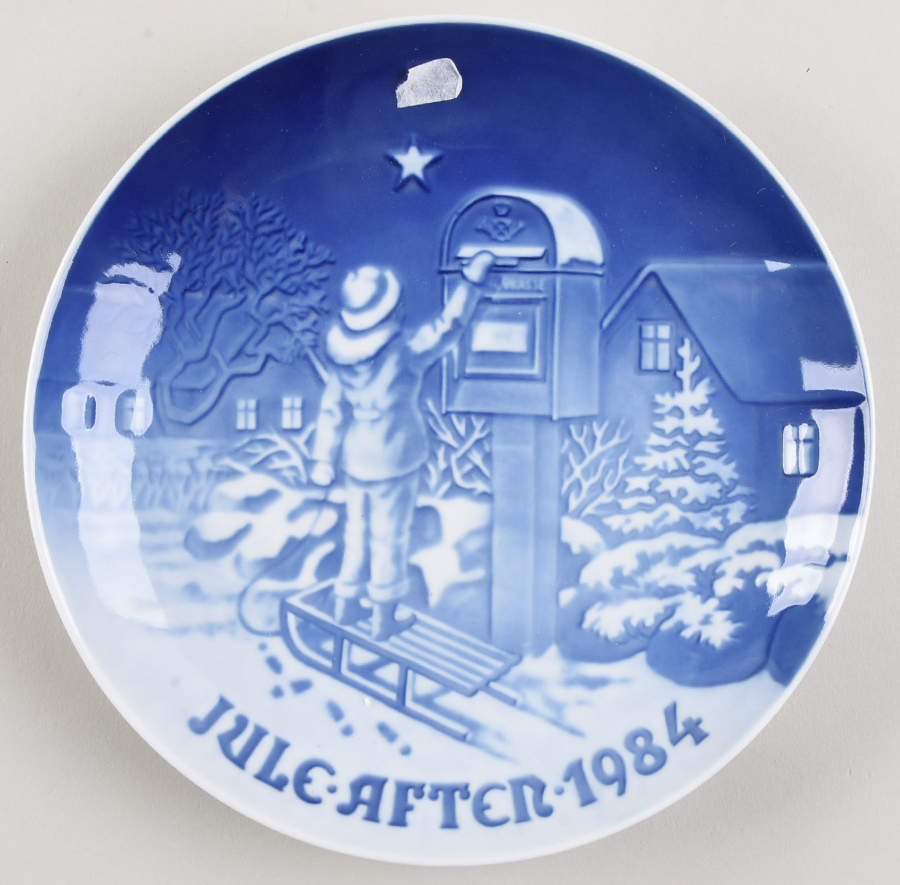 Annual Christmas Plate Christmas Letter - No Box by Bing & Grondahl-1