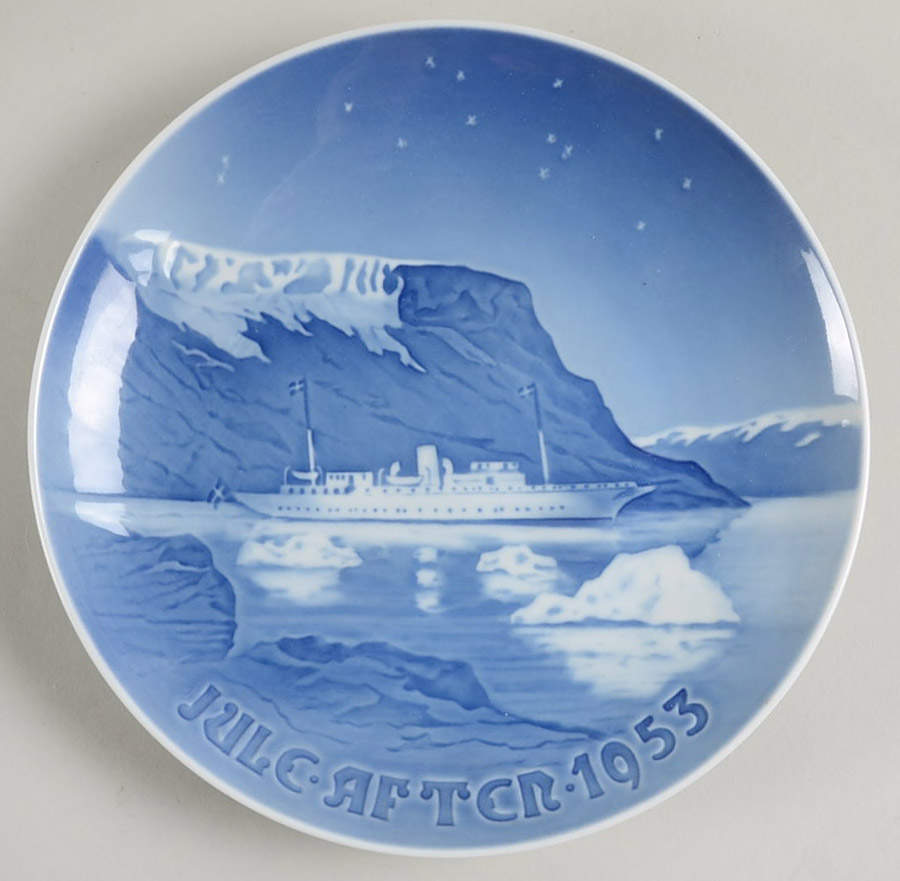Annual Christmas Plate Royal Boat - No Box by Bing & Grondahl-1