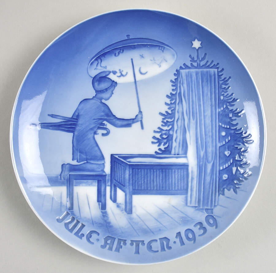 Annual Christmas Plate Ole Lockeye-The Sandman - No Box by Bing & Grondahl-1