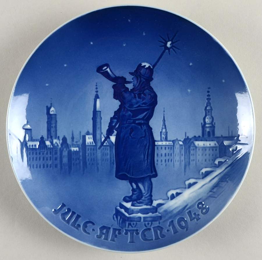 Annual Christmas Plate Watchman - No Box by Bing & Grondahl-1