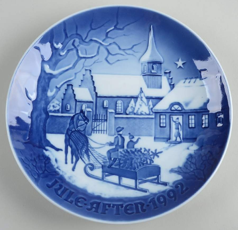 Annual Christmas Plate The Pastor's Farm - No Box by Bing & Grondahl-1