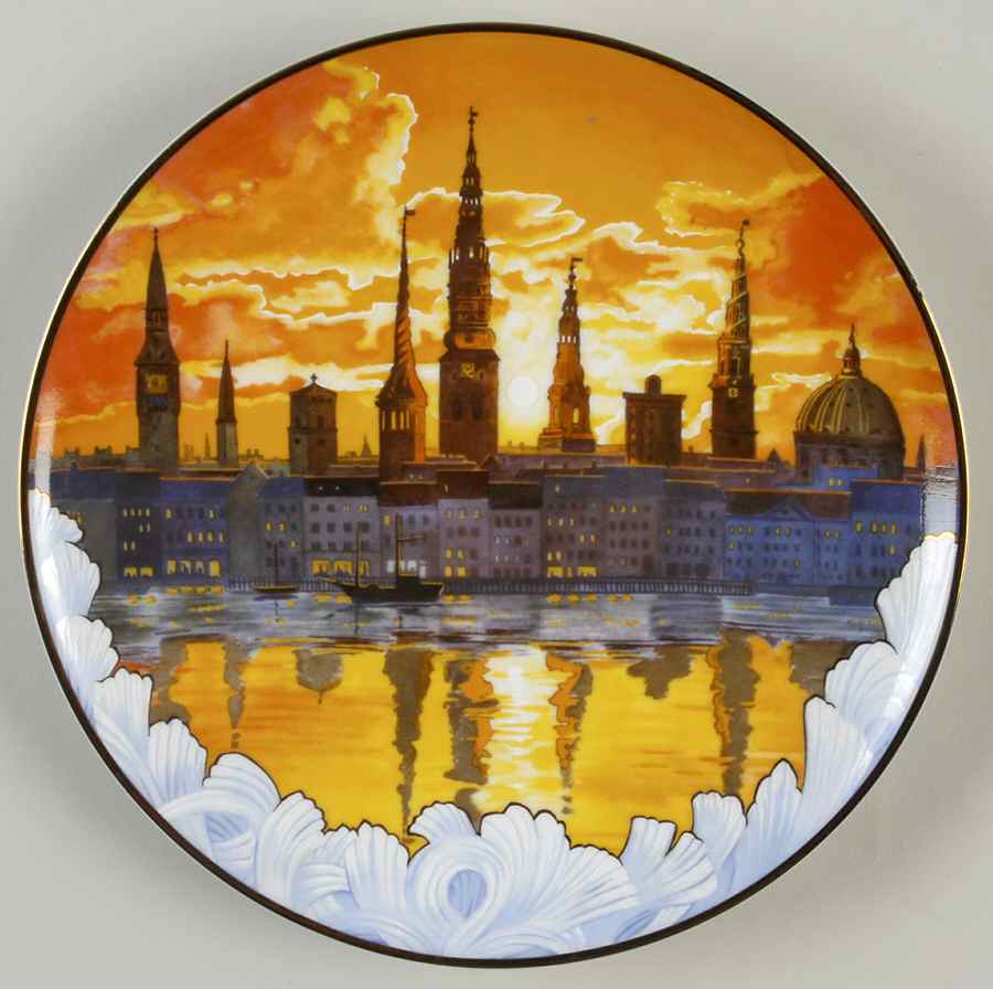 Centennial Anniversary Dawn Over Copenhagen - No Box by Bing & Grondahl-1