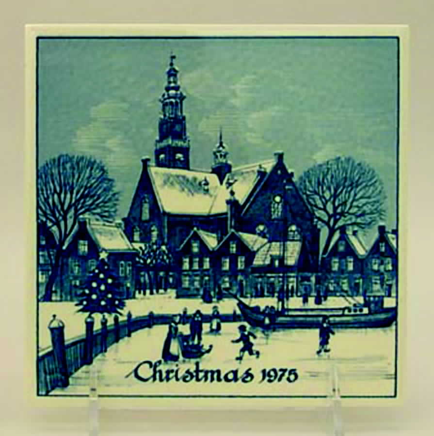 Blue Delft Christmas Tile Maassluis - Boxed by Blue Delft-1