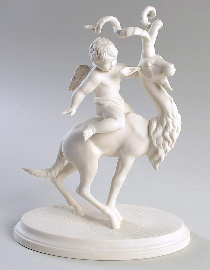 Boehm Figurines Cupid On Markhor - No Box by Boehm-1