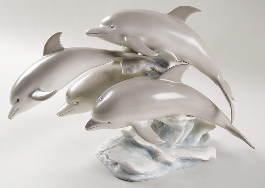 Boehm Animals Dolphins - No Box by Boehm-1