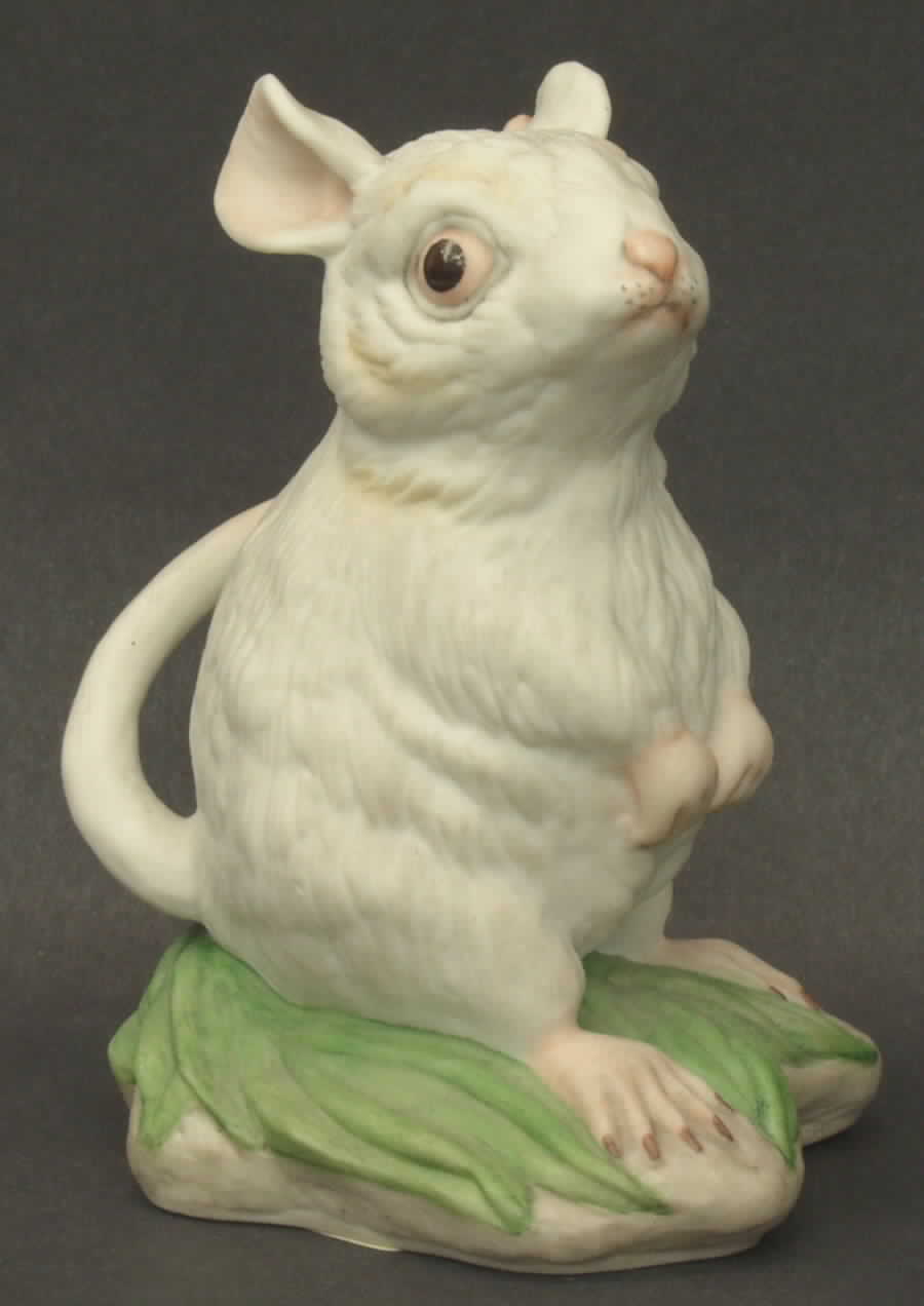 Boehm Animals Deer Mouse-White - No Box by Boehm-1