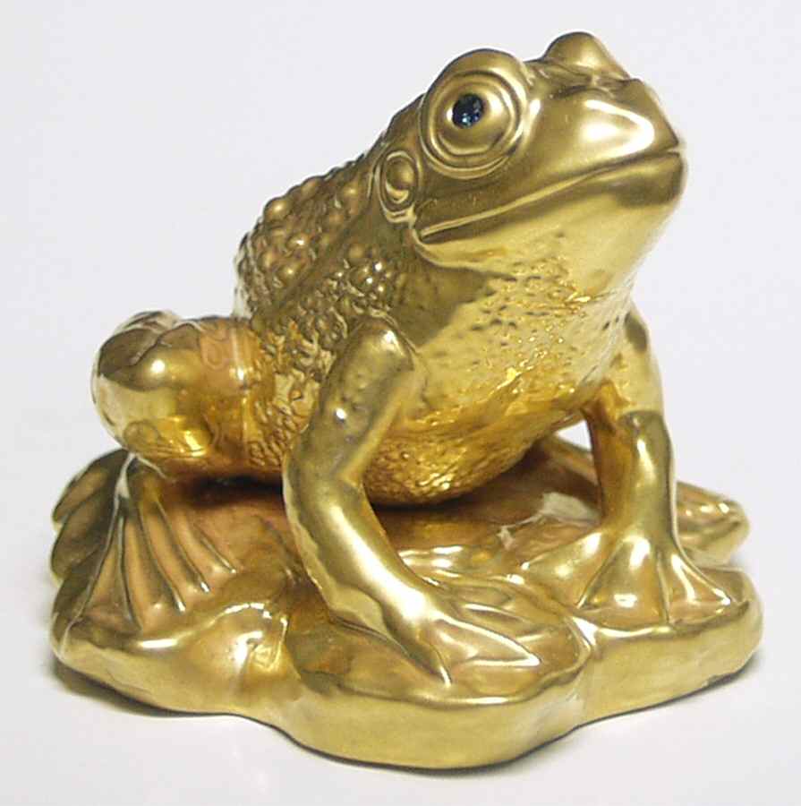 Boehm Animals Frog-Gold - No Box 60 by Boehm-1