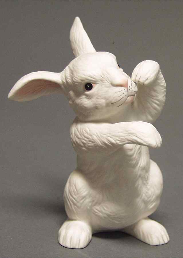 Boehm Animals Rabbit-Standing (White) - No Box by Boehm-1