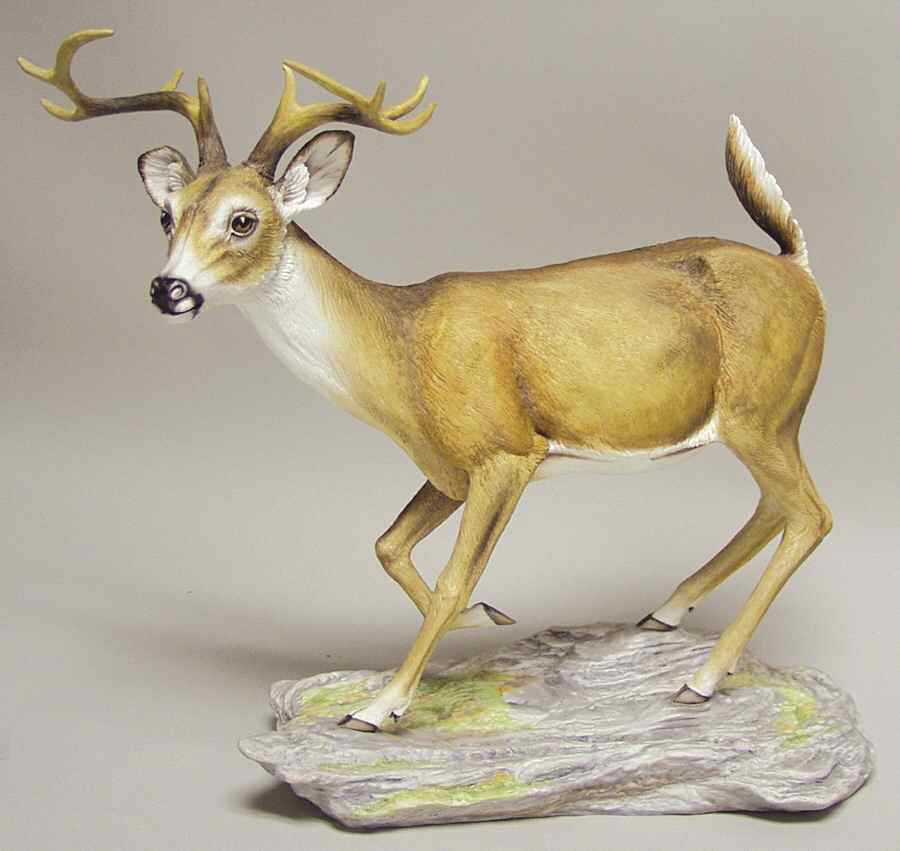 Boehm Animals White Tailed Buck - No Box by Boehm-1