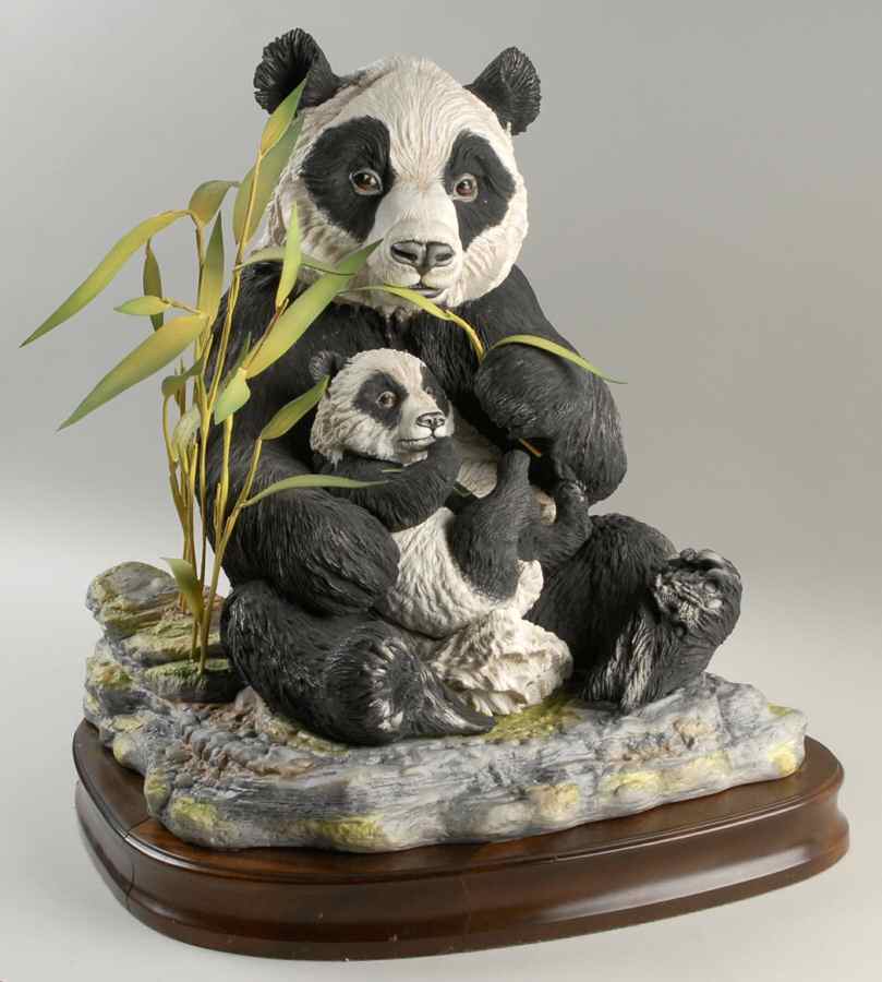 Boehm Animals Panda W/ Young - No Box by Boehm-1