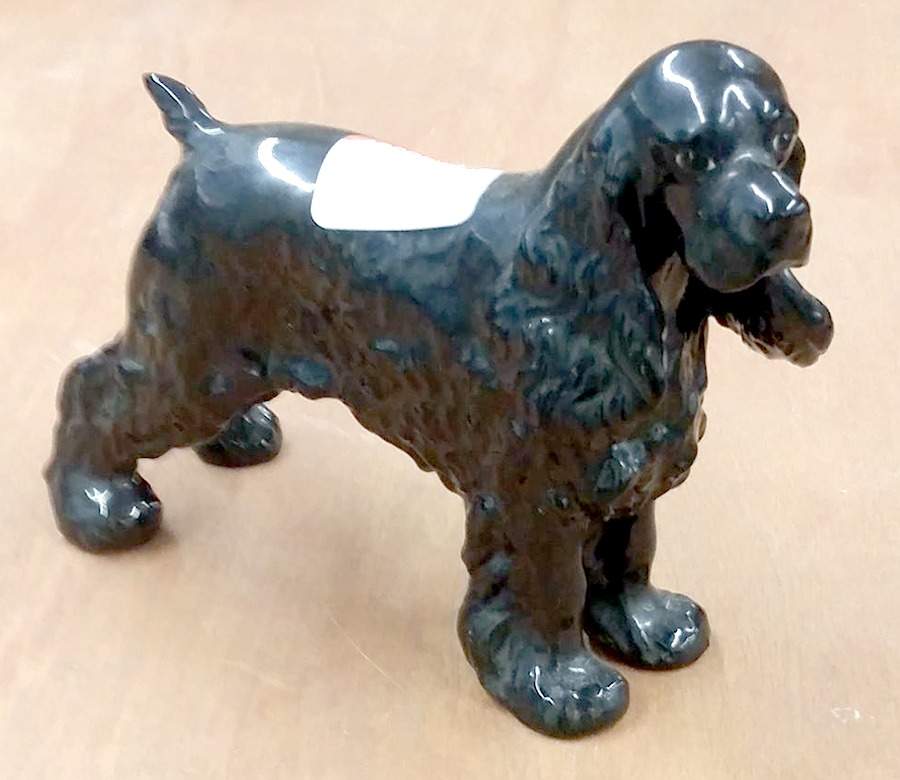 Boehm Animals American Cocker-Black/Glazed - No Box by Boehm-1