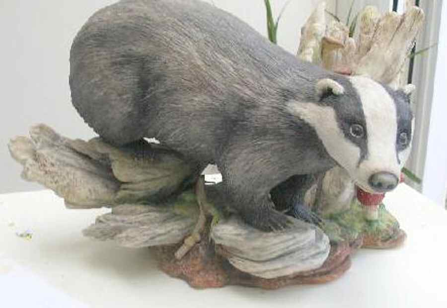 Boehm Animals Badger - No Box by Boehm-1