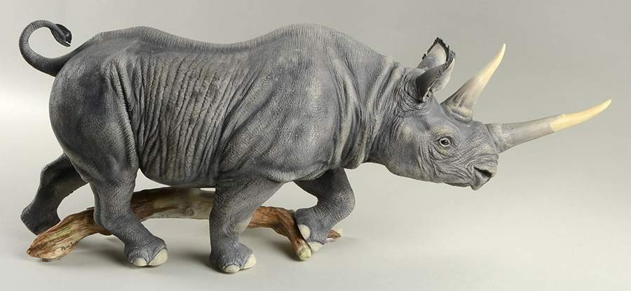Boehm Animals Black Rhinoceros  W-23" - No Box 108 by Boehm-1