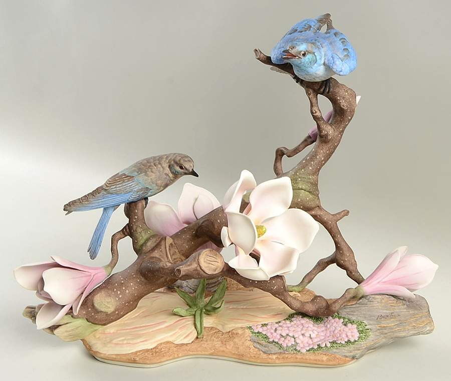 Boehm Birds Mountain Bluebirds - No Box by Boehm-1