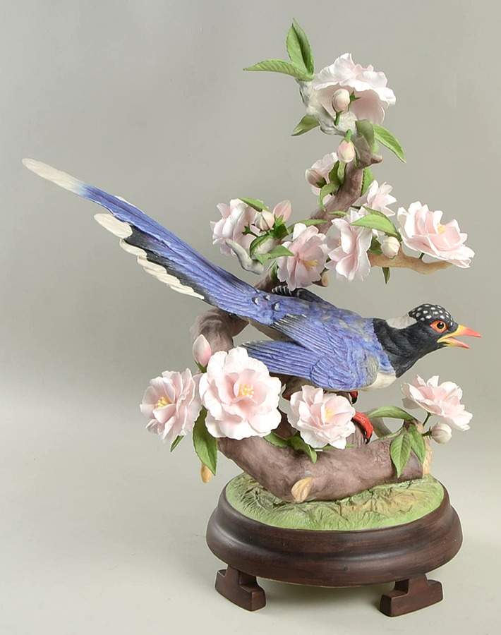 Boehm Birds Red Billed Blue Magpie - No Box by Boehm-1