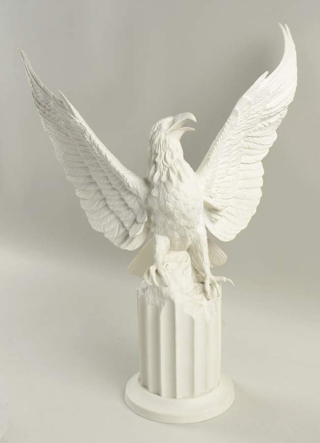 Boehm Birds Soaring White Eagle - No Box by Boehm-1