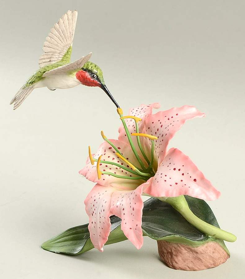 Boehm Birds Ruby-Throated Hummingbird - No Box by Boehm-1