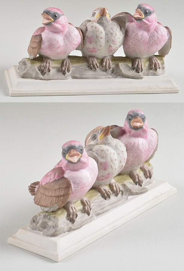 Boehm Birds Fledgling Purple Finches - No Ox by Boehm-1