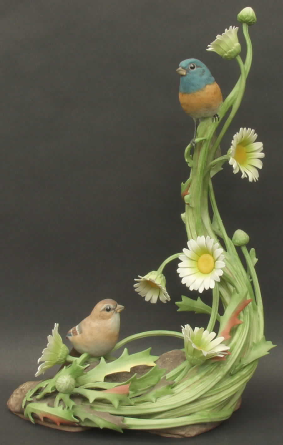 Boehm Birds Lazuli Buntings - No Box by Boehm-1