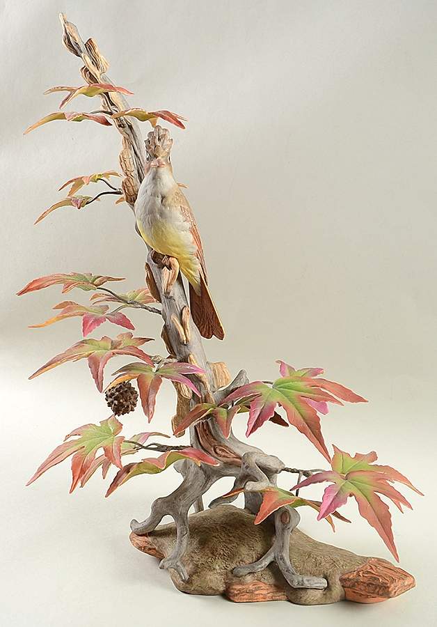 Boehm Birds Crested Flycatcher - No Box by Boehm-1