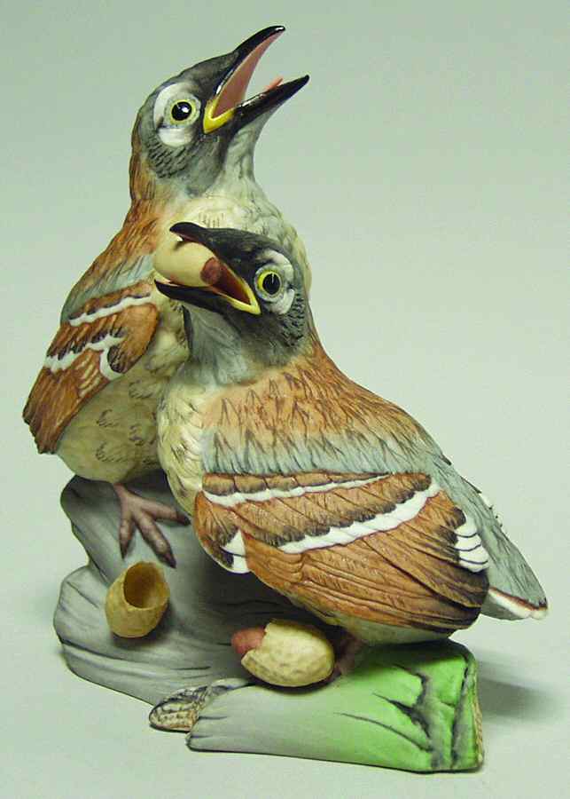 Boehm Birds Fledgling Brown Thrashers - No Box by Boehm-1