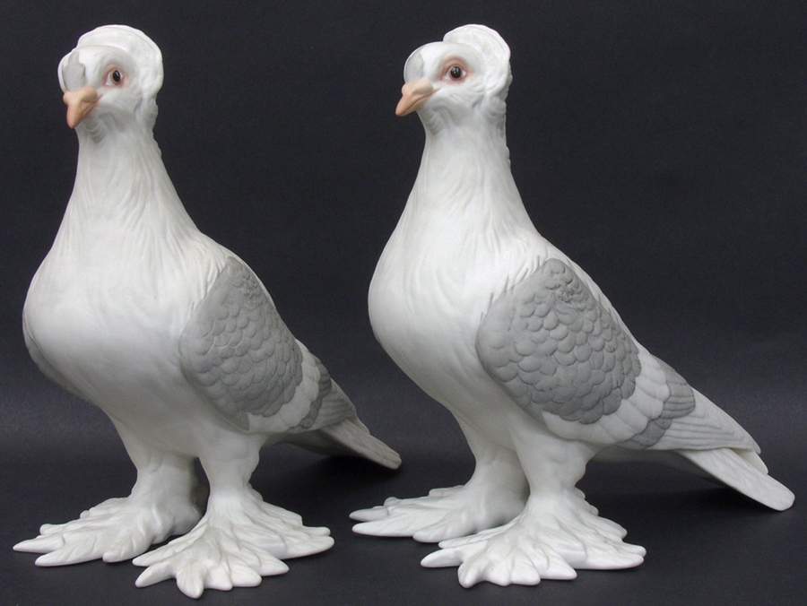 Boehm Birds Tumbler Pigeon-Pair - No Box by Boehm-1