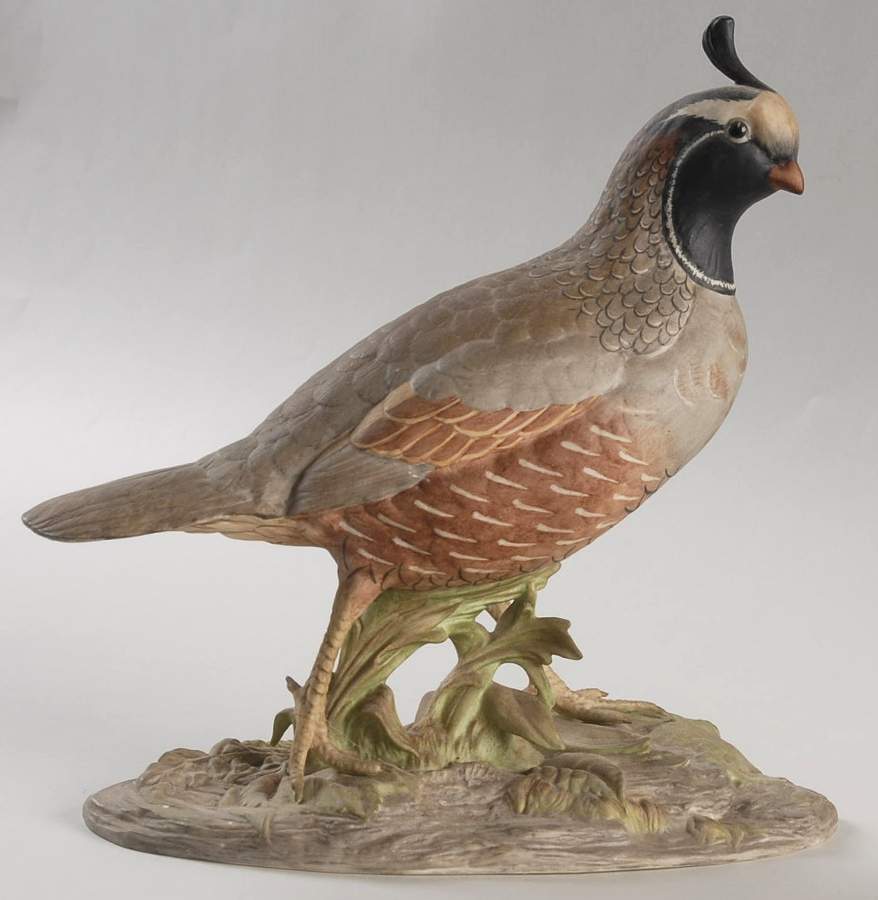 Boehm Birds California Quail-Male Only - No Box by Boehm-1