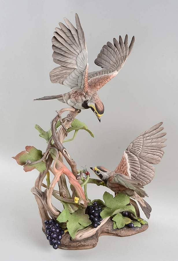 Boehm Birds Horned Larks - No Box by Boehm-1