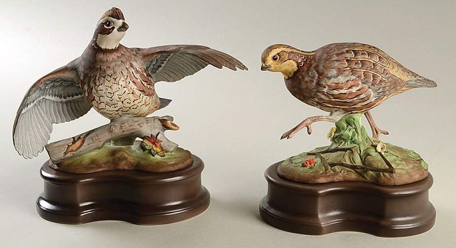 Boehm Birds Bobwhite Quail-Pair - No Box by Boehm-1