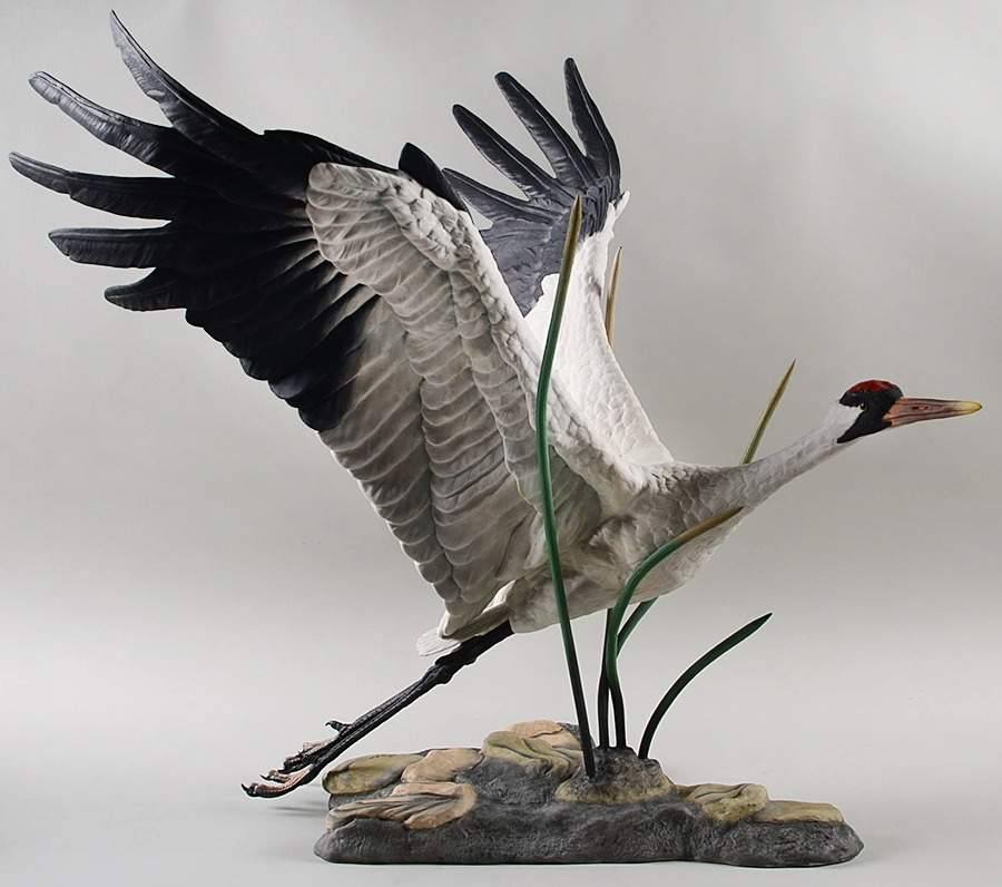 Boehm Birds Whooping Crane-Audubon Society - No Box by Boehm-1