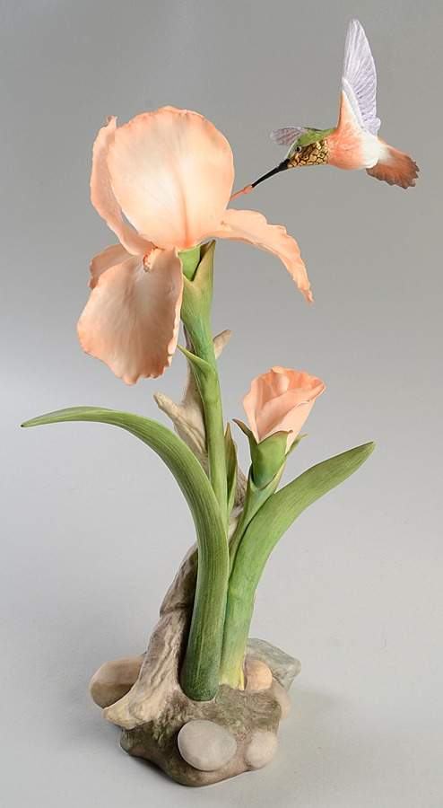 Boehm Birds Allen's Hummingbird W/ Iris - Nb1028, No Box by Boehm-1