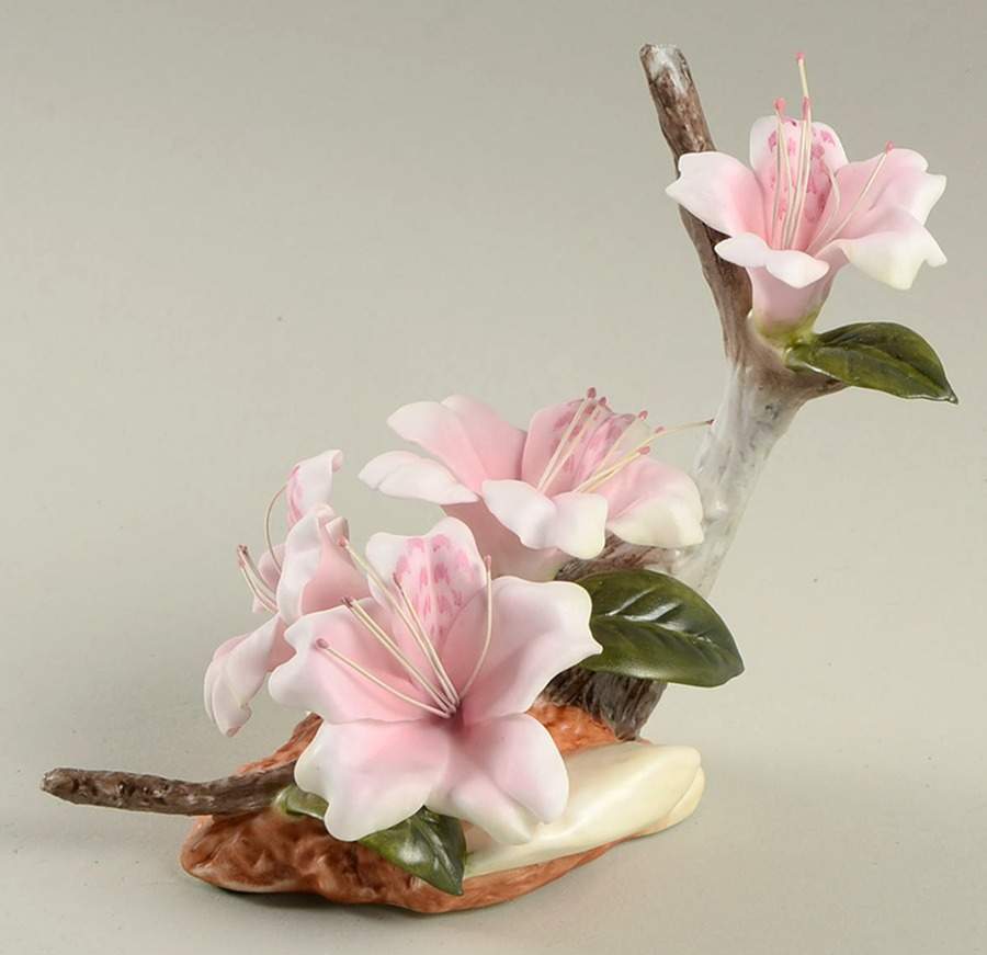 Flower Sculptures Azalea-Pink - No Box by Boehm-1