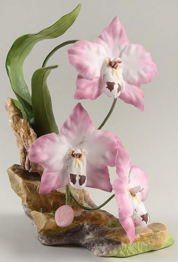 Flower Sculptures Pink Orchid - No Box by Boehm-1