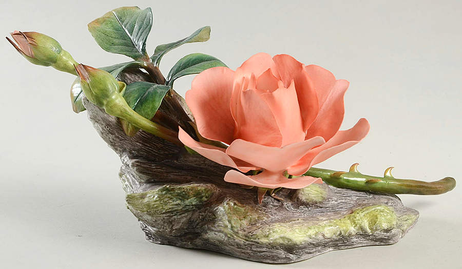 Flower Sculptures Tropicana Rose - No Box by Boehm-1