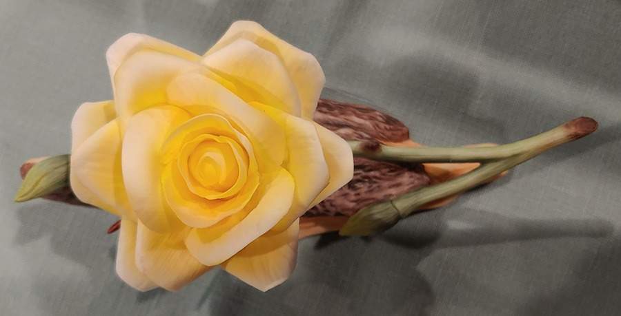 Flower Sculptures Golden Anniversary Rose - No Box Nb371 by Boehm-1