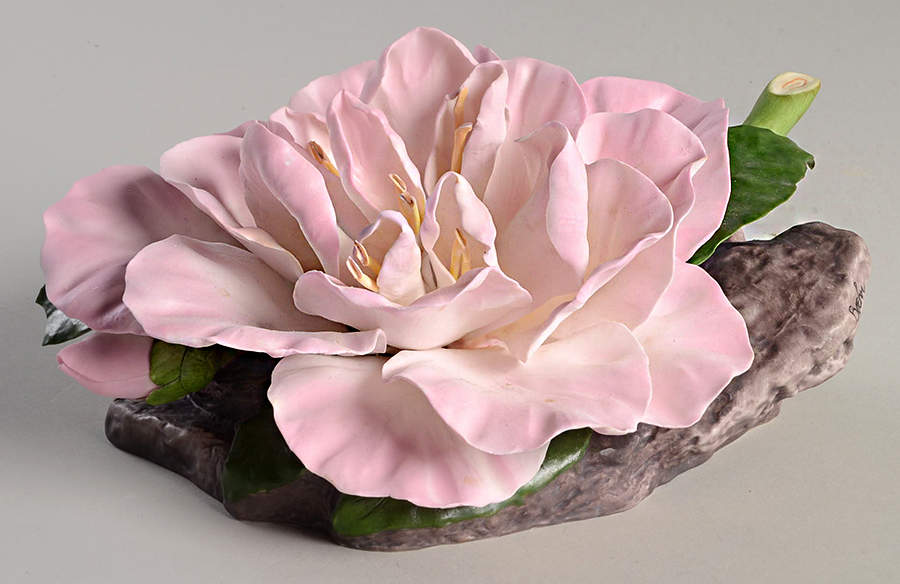 Flower Sculptures Camellia-Julia Hamiter - No Box by Boehm-1