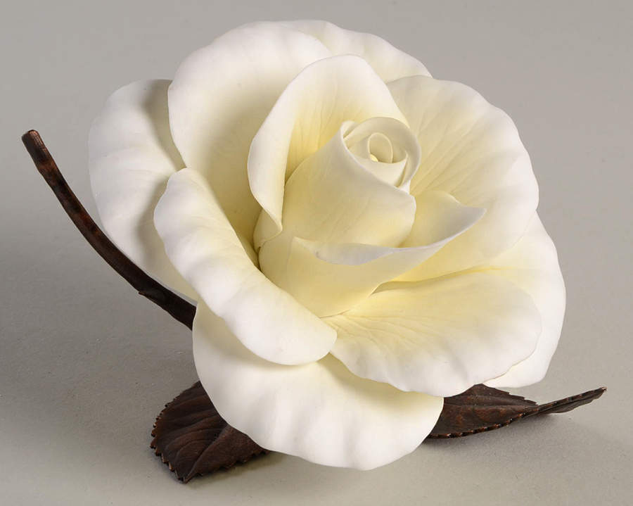 Romance of The Rose Evening Star Rose - No Box by Boehm-1